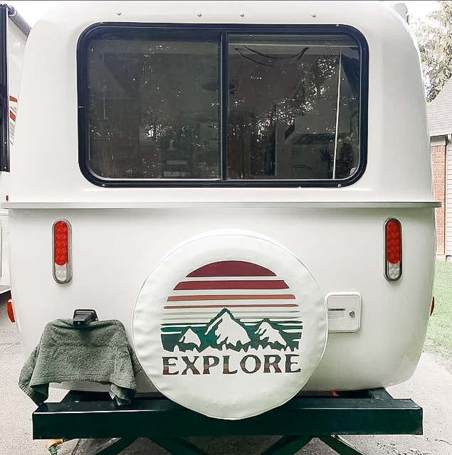 Tire cover for trailer spare deals