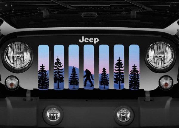 Platinum Bigfoot Purple Mountain Grille Insert