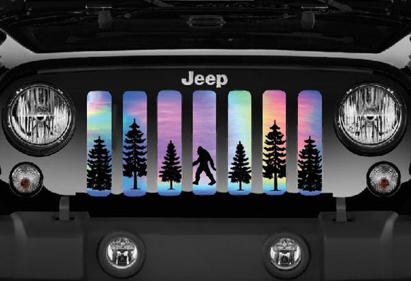Platinum Bigfoot Rainbow Chrome Background Grille Insert