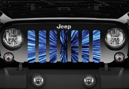 Blue Starburst Grille Insert