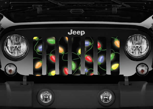 Christmas Lights Grille Insert