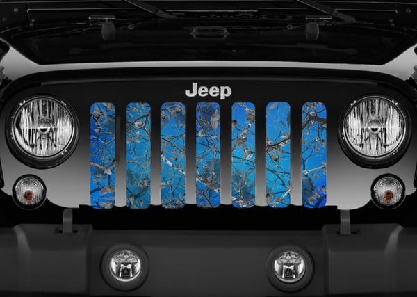 Dirty Girl Blue Undertow Camo Grille Insert