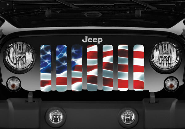 Freedom American Flag Grille Insert