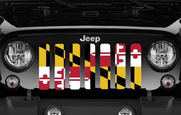 Maryland Flag Grille Insert