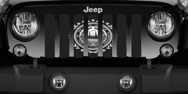 New Hampshire Tactical State Flag Jeep Grille Insert
