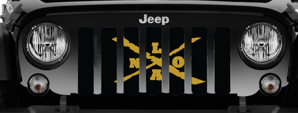 New Orleans NOLA Jeep Grille Insert