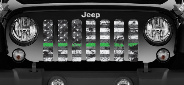On the Front Line Jeep Grille Insert