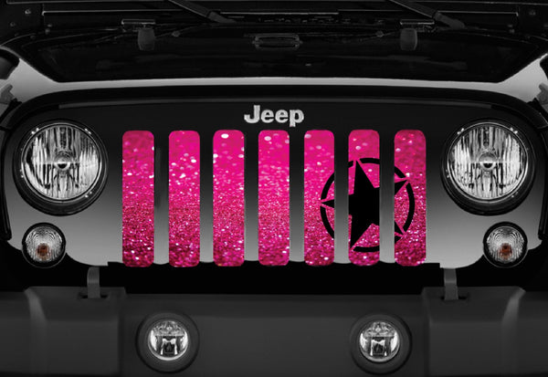 Oscar Mike Pink Fleck Grille Insert