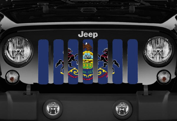 Pennsylvania State Flag Grille Insert