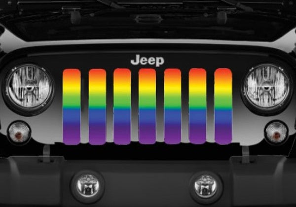 Pride Flag Ombre Grille Insert