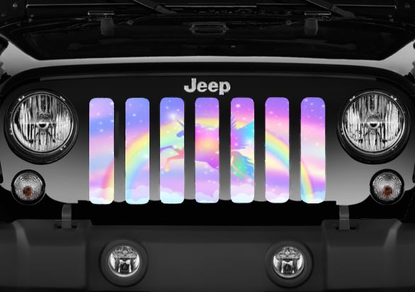 Rainbow Unicorn Grille Insert