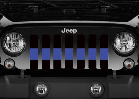 Back the Blue Line Grille Insert (Thin Blue Line)