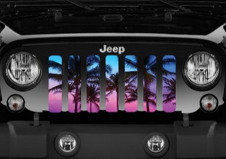Beach Palm Tree Grille Insert