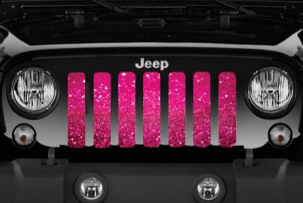 Bright Pink Fleck Print Grille Insert