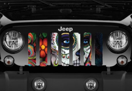 Calavera Sugar Skull Grille Insert
