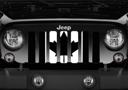Canada, Eh? Black and White Canadian Grille Insert