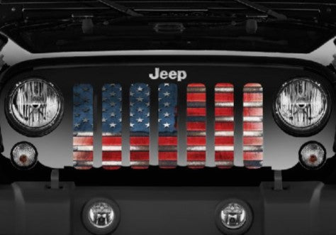 Captain America Flag Grille Insert