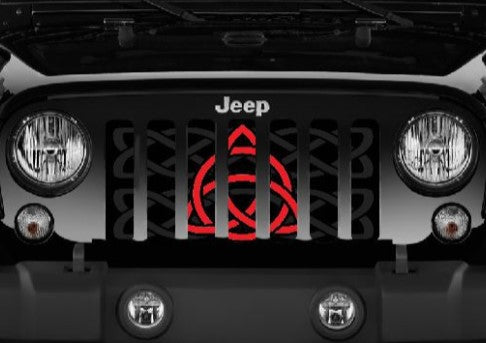 Celtic Knot - Firecracker Red Grille Insert