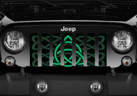 Celtic Knot Green Grille Insert