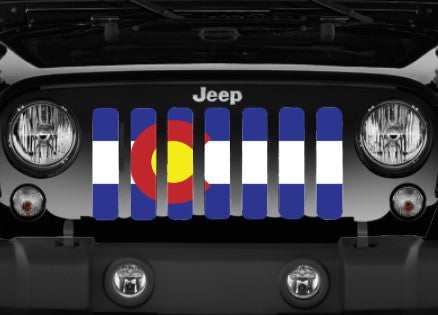Colorado State Flag Grille Insert