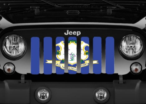 Connecticut State Flag Grille Insert