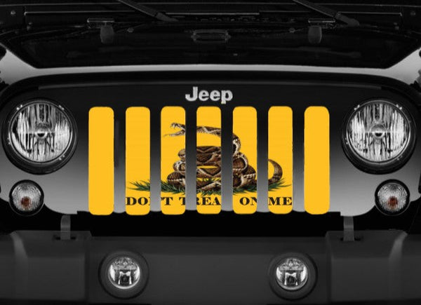 Gadsden Flag - Don't Tread On Me Grille Insert