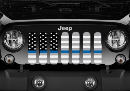 Ghost Tactical Back the Blue American Flag Grille Insert