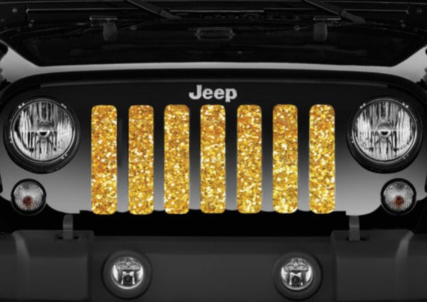Gold Flake Print Grille Insert