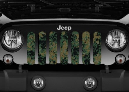 Green Digi Camo Grille Insert