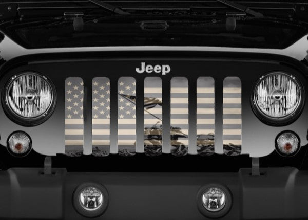 Iwo Jima American Flag Grille Insert