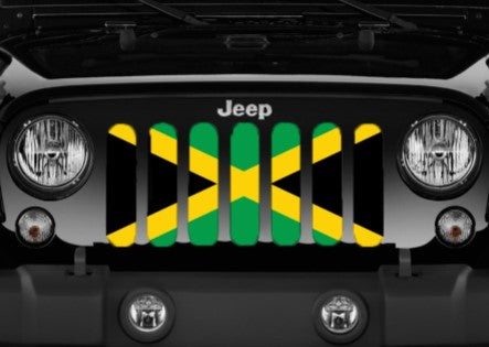 Jamaican Flag Grille Insert