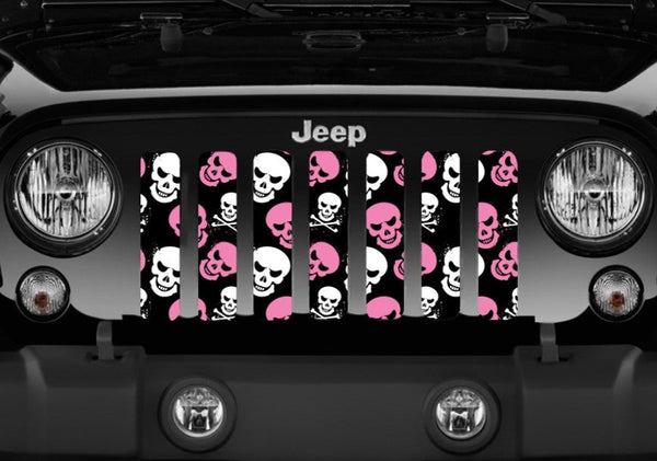Skulls (Baby Pink) Grille Insert