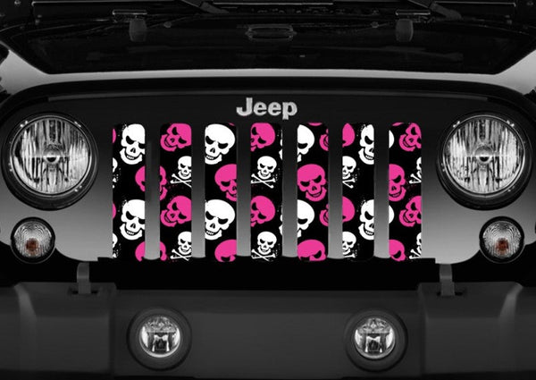 Skulls (Pink) Grille Insert