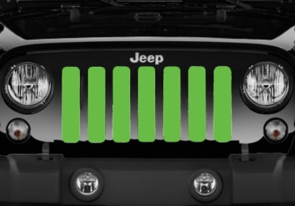 Solid Bright Green Grille Insert