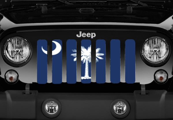 South Carolina State Flag Grille Insert