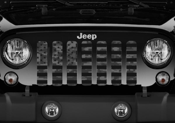 Tactical American Flag Digital Camo Grille Insert