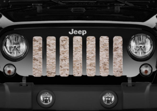 Tan Digital Camo Grille Insert