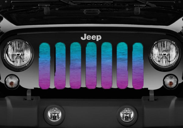Teal Ombre Grille Insert