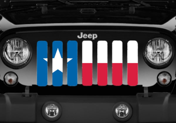Texas State Flag Grille Insert