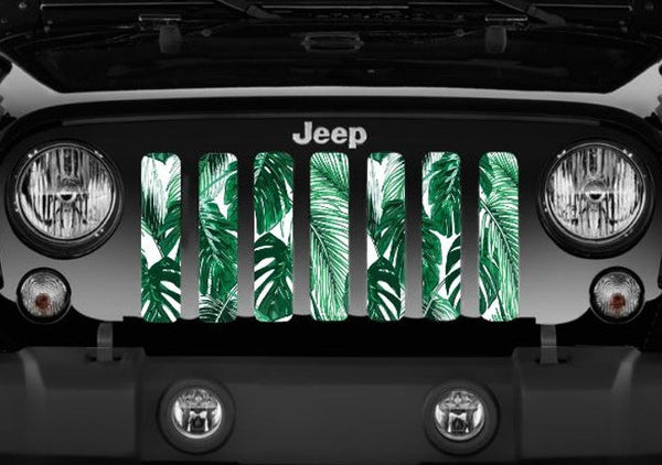 Tropical Leaves Grille Insert