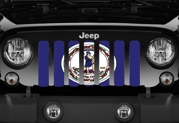 Virginia State Flag Grille Insert