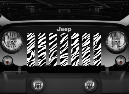 Platinum Zebra Print Grille Insert