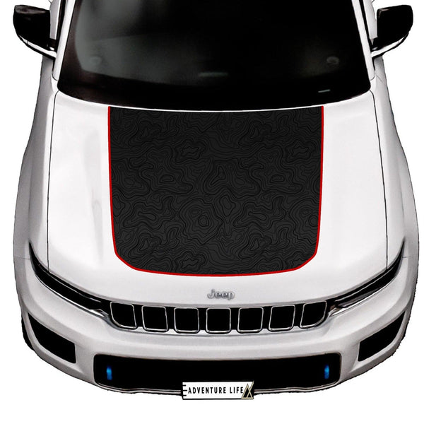 Hood Graphic | fits 2022-2024 Jeep Grand Cherokee WL 2-row