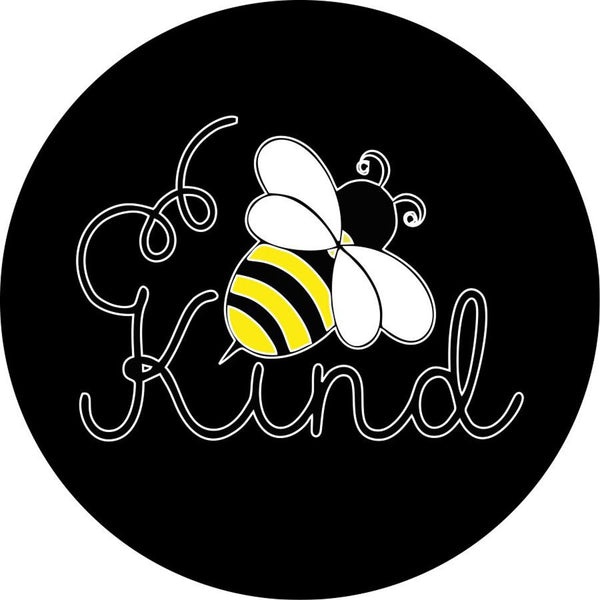 Bee Kind Honey Bee Spare Tire Cover - Jeep, RV, Camper, Bronco, Sprinter Van, & More