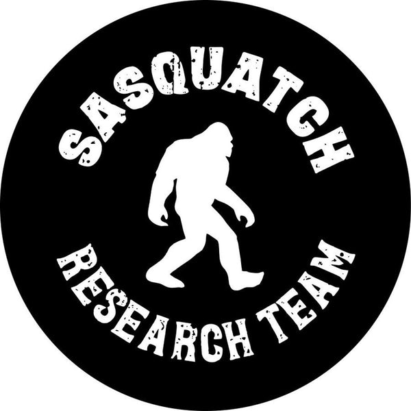 Bigfoot or Sasquatch Research Team Spare Tire Cover (choice of color)