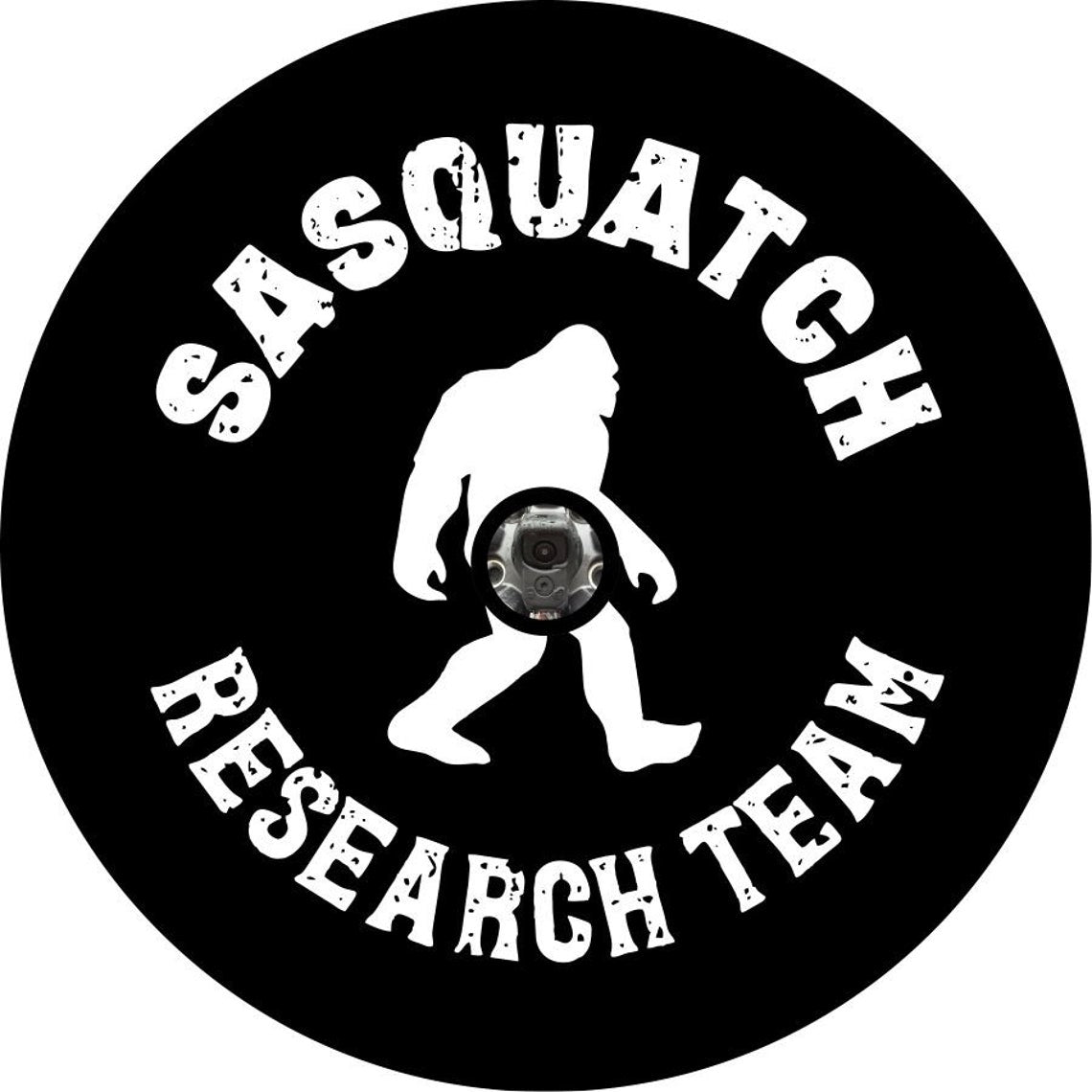 Bigfoot or Sasquatch Research Team Spare Tire Cover (choice of color)