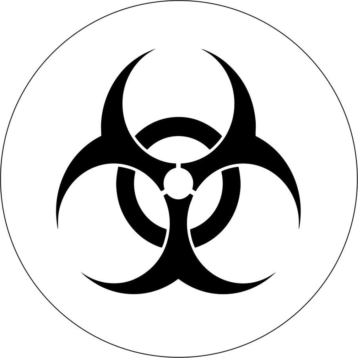 Biohazard Warning Sympbol - Spare Tire Cover Design for All Make & Models