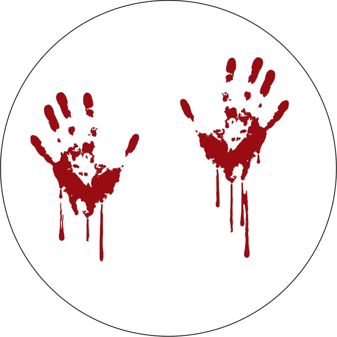 Bloody Hands Spare Tire Cover