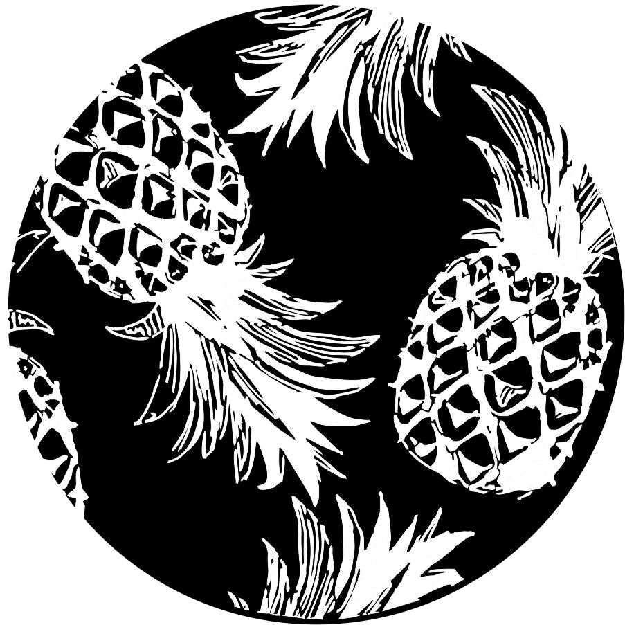 Upside down and right side up pineapple pattern design