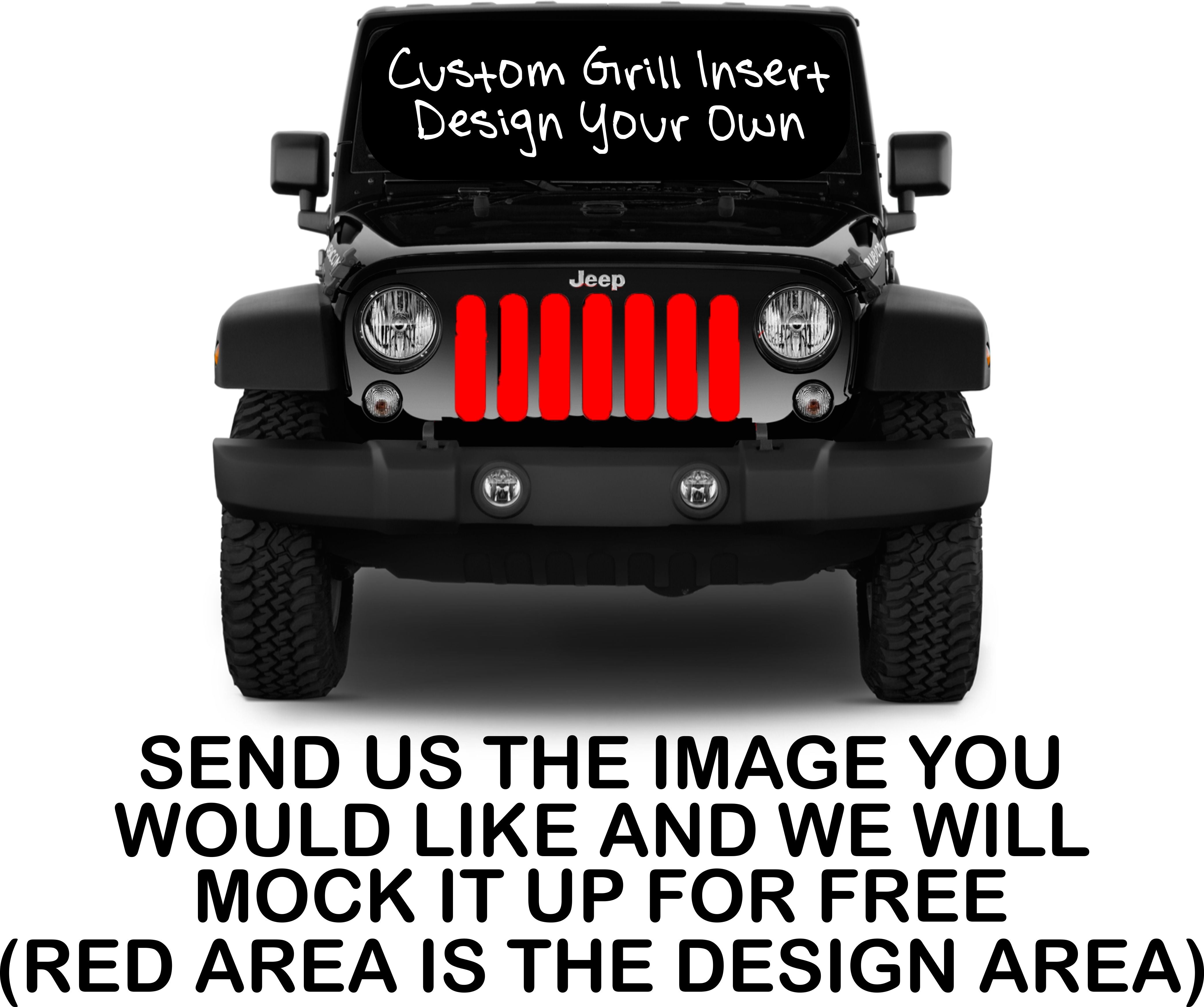 Custom Design Create Your Jeep Grille Insert